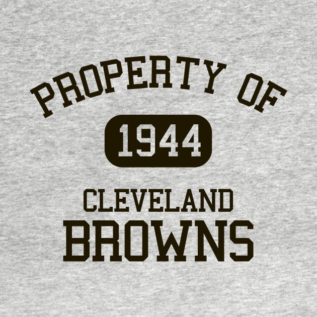 Property of Cleveland Browns by Funnyteesforme